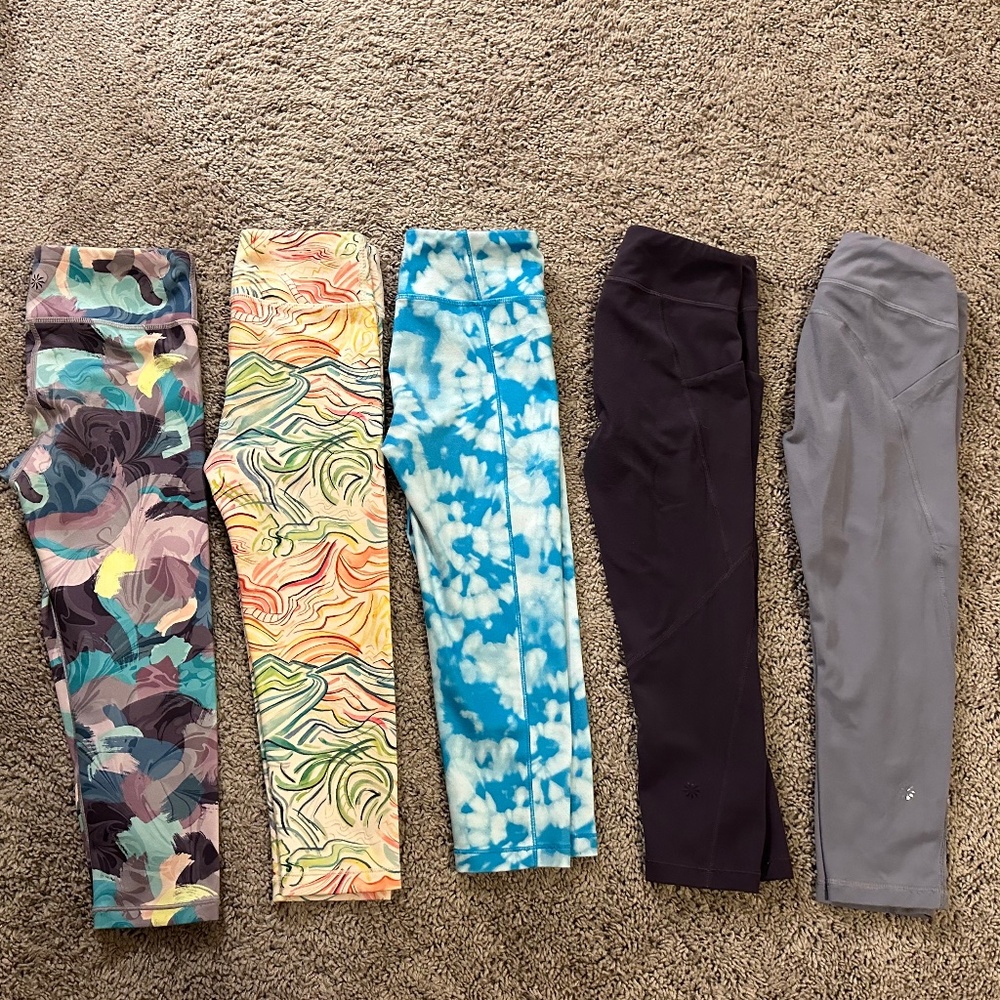 Athleta Girl Capri Lot Size M/8-10
